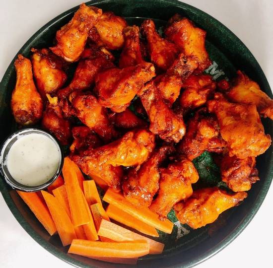 Order Wing Platter 20 ct food online from Dilworth Neighborhood Grille store, Charlotte on bringmethat.com