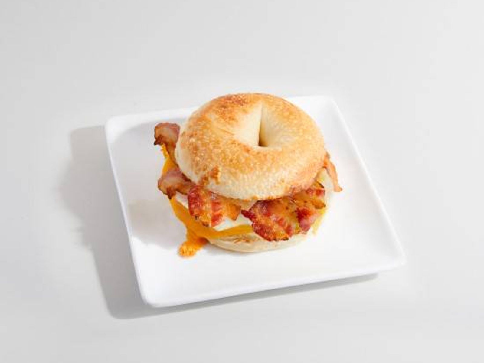 Order Egg, Cheese, & Bacon Bagel food online from Sweetwaters Coffee & Tea store, Shelby Charter Township on bringmethat.com