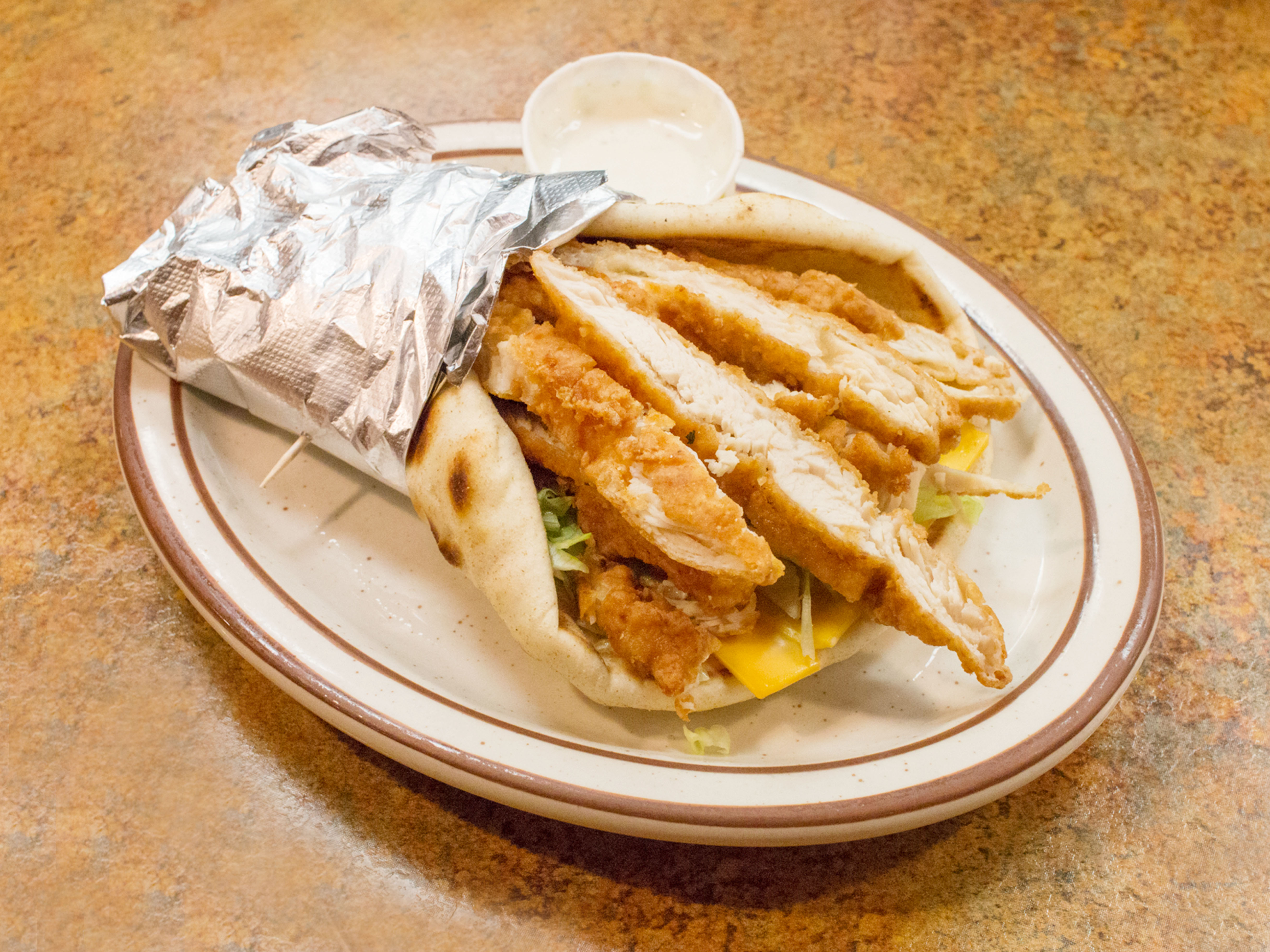 Order N.Y. Chicken Pita Sandwich food online from Northside New York Deli store, Utica on bringmethat.com