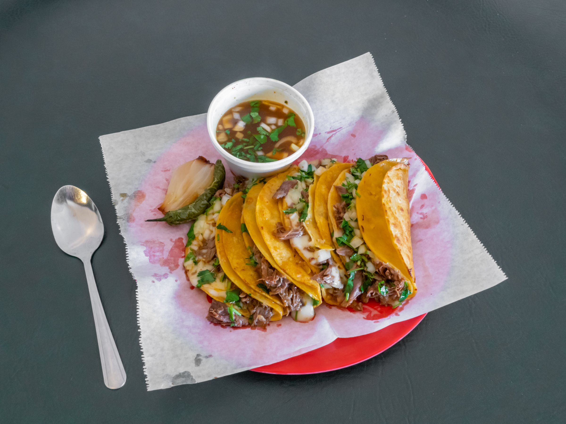 Order Quesatacos food online from Los Charros Mexican Restaurant store, Lodi on bringmethat.com