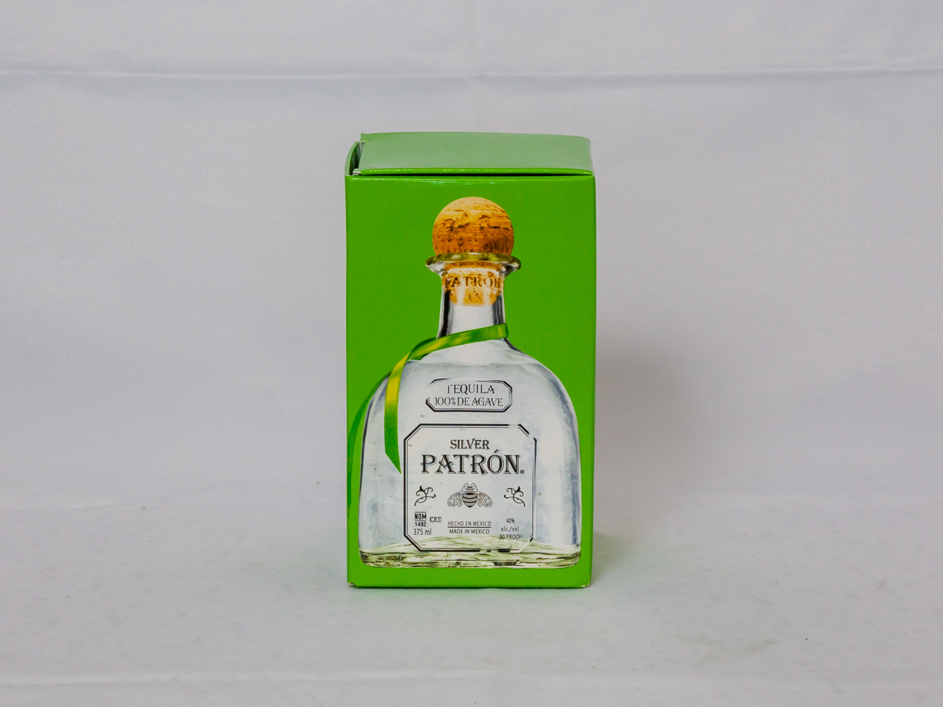 Order Patron Silver Tequila 375 mL Liquor food online from Country Club Hills Food And Liquor store, Country Club Hills on bringmethat.com
