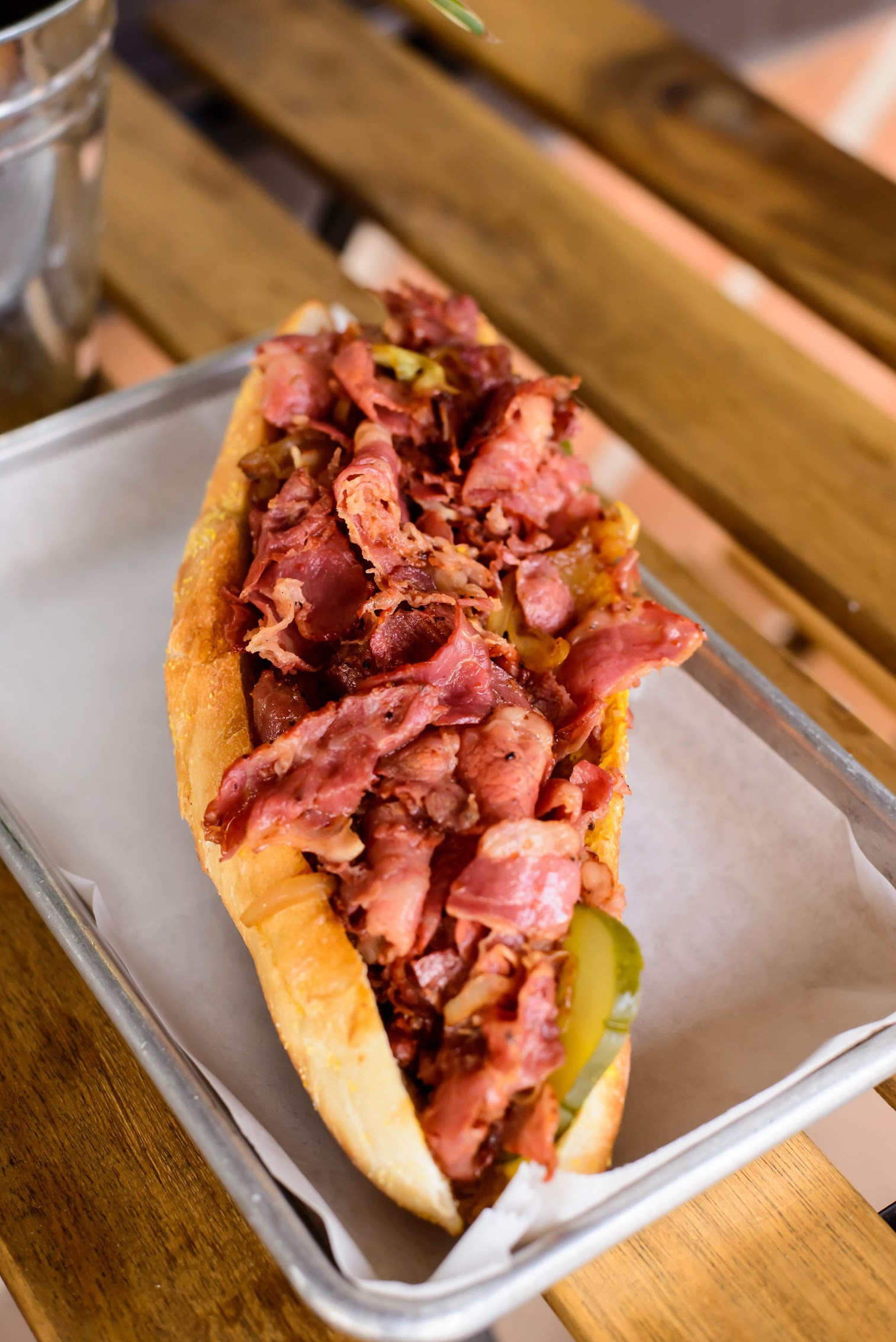 Order Pastrami Grinder food online from The Flinderstreet Cafe store, Chino on bringmethat.com