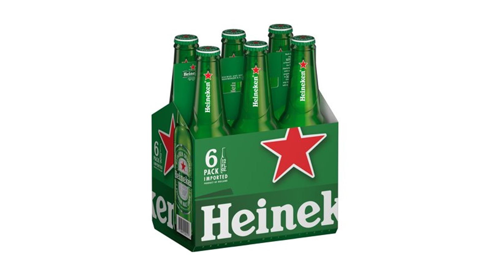 Order Heineken 6 Pack Bottles food online from Extramile store, Desert Hot Springs on bringmethat.com