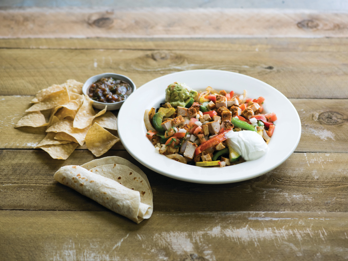 Order Fajita Bowl food online from Sharkys Woodfired Mexican Grill store, Camarillo on bringmethat.com