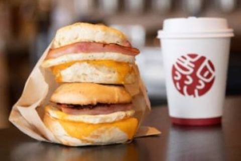 Order Biscuit Sandwich & Drink Combo food online from Sweetwaters Coffee & Tea store, Canton on bringmethat.com