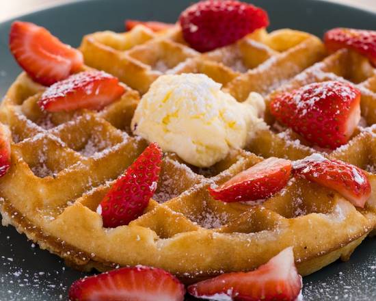 Order Belgian Waffle food online from Cracked & Battered store, San Francisco on bringmethat.com