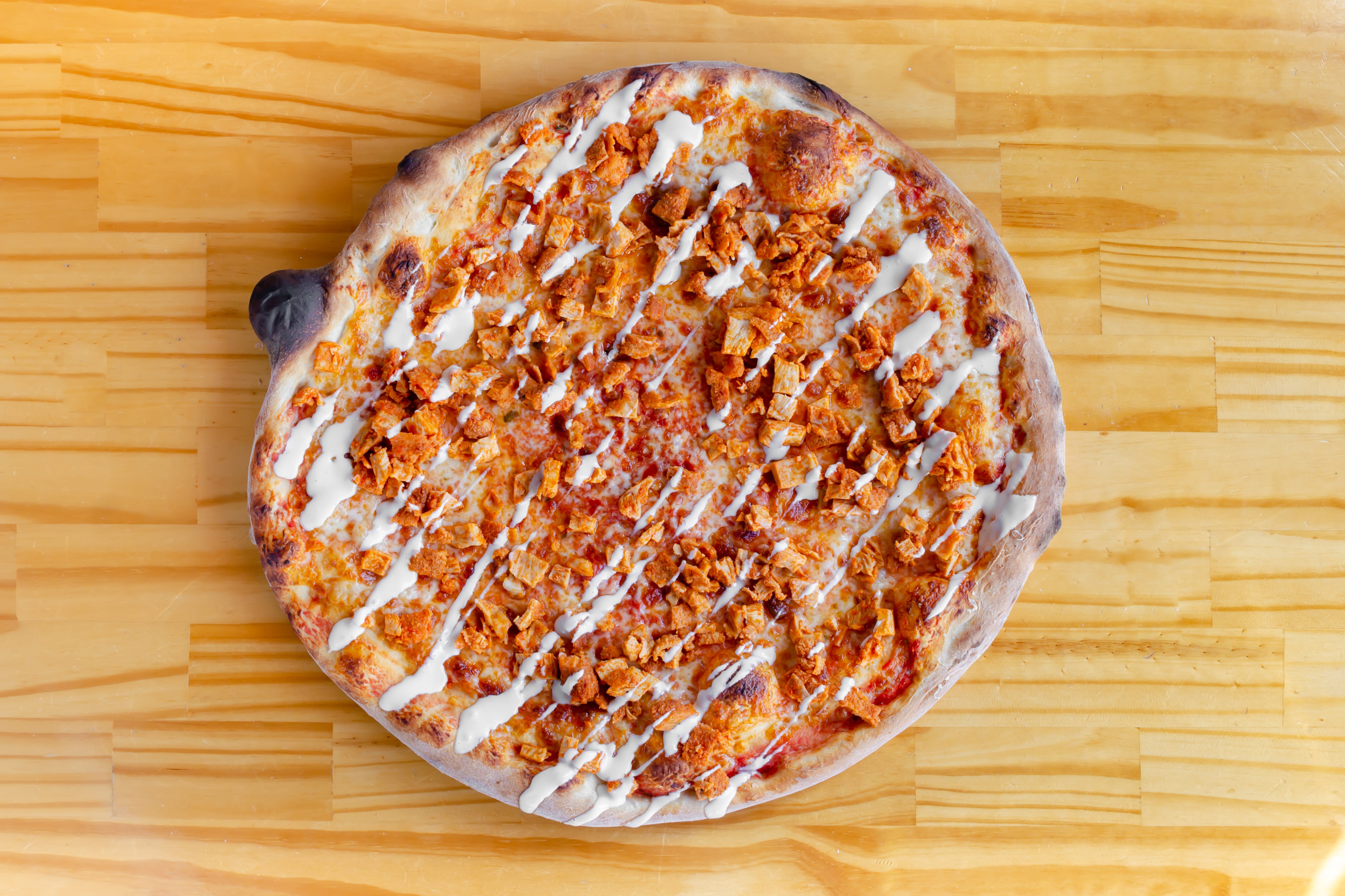 Order Buffalo Chicken Pizza - 16" food online from Urban Tomato store, Palisades Park on bringmethat.com