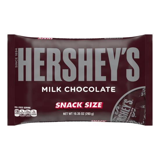 Order Hershey's Milk Chocolate Snack Size Candy - 10.35 oz food online from Rite Aid store, Clio on bringmethat.com