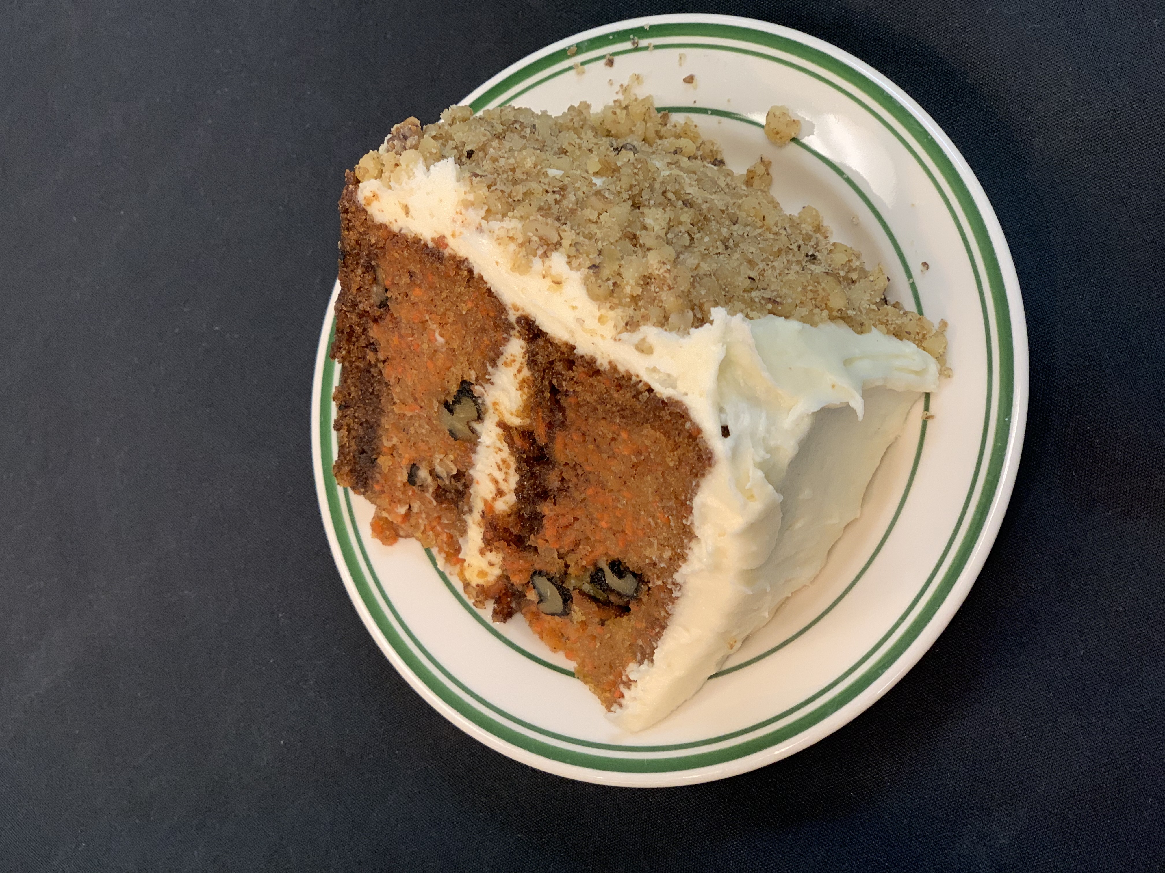 Order Homemade Carrot Cake with Cream Cheese Frosting food online from 2 Penguins Tap And Grill store, Centennial on bringmethat.com