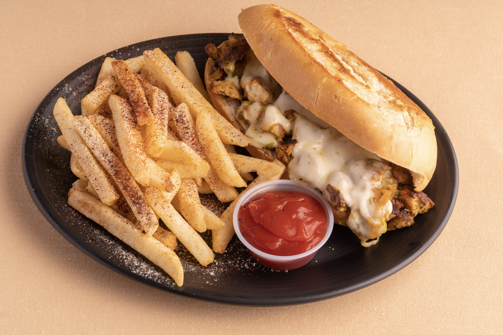 Order Philly Cheese Steak food online from Kabob Grill store, Columbus on bringmethat.com