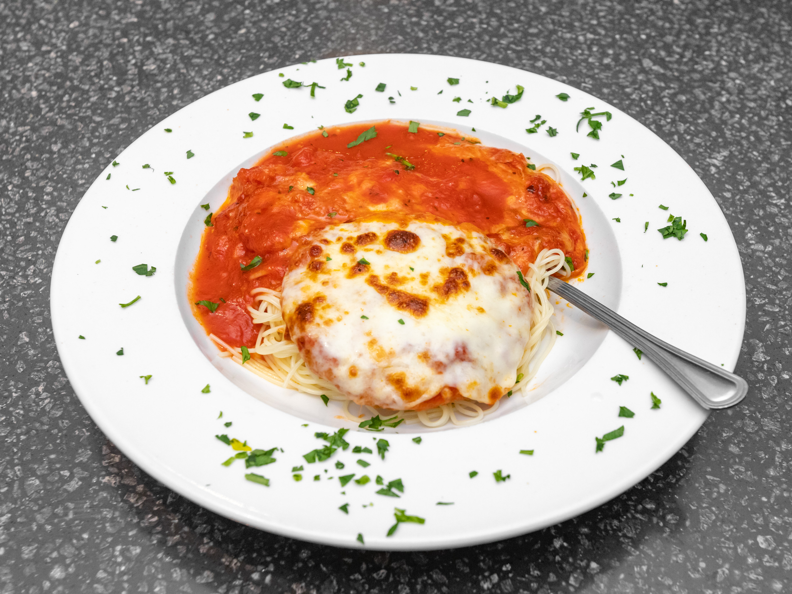 Order Chicken Parmesan food online from Villa Amore store, Lincoln on bringmethat.com