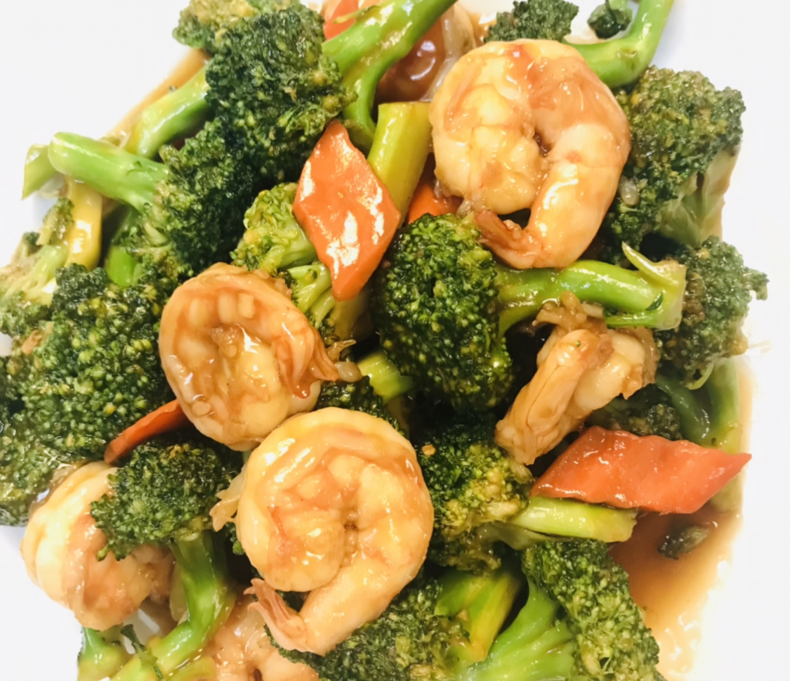 Order 65. Shrimp with Broccoli food online from Chopstix store, Henderson on bringmethat.com