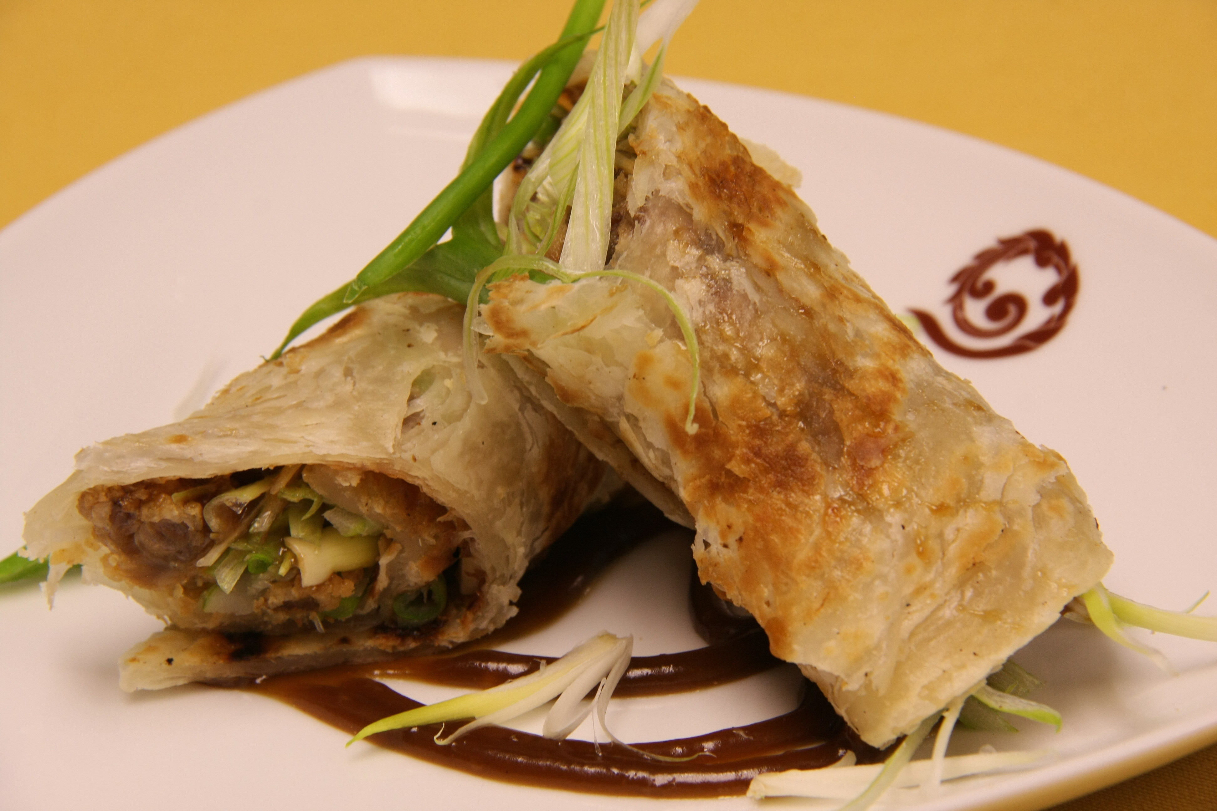 Order 12. Duck Roll food online from Thai Pavilion National store, Oxon Hill on bringmethat.com