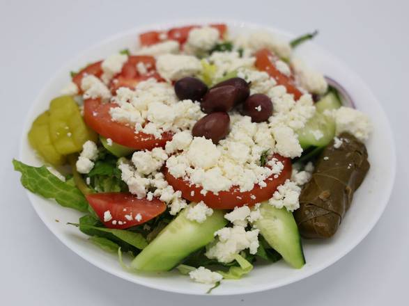 Order Small Greek Salad food online from Mythos Greek Taverna store, Cliffside Park on bringmethat.com