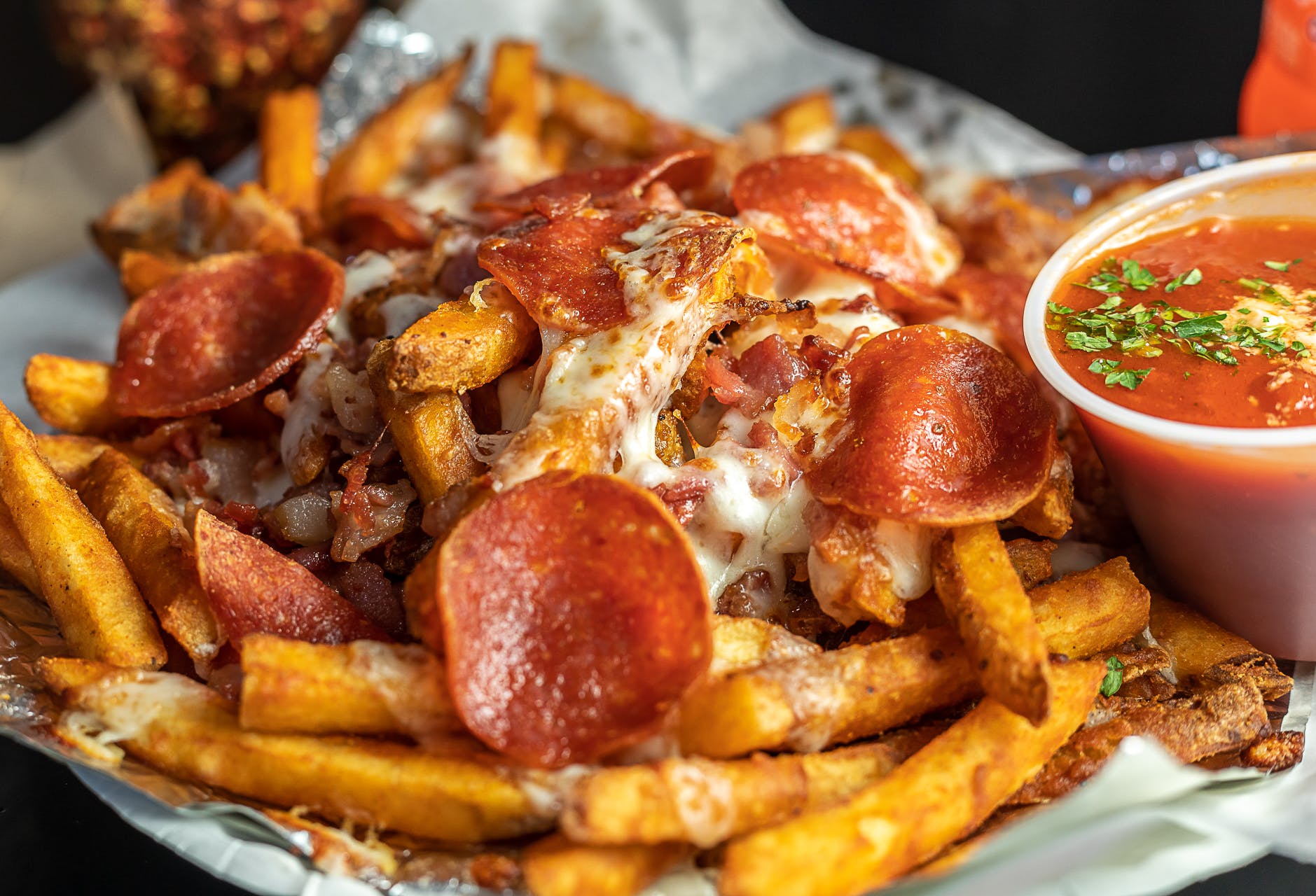 Order Pizza Fries - Appetizer food online from Brick 3 Pizza store, Milwaukee on bringmethat.com