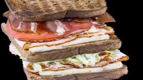 Order Cluck'en Club Sandwich food online from Cameron 24/7 Deli store, Cross River on bringmethat.com