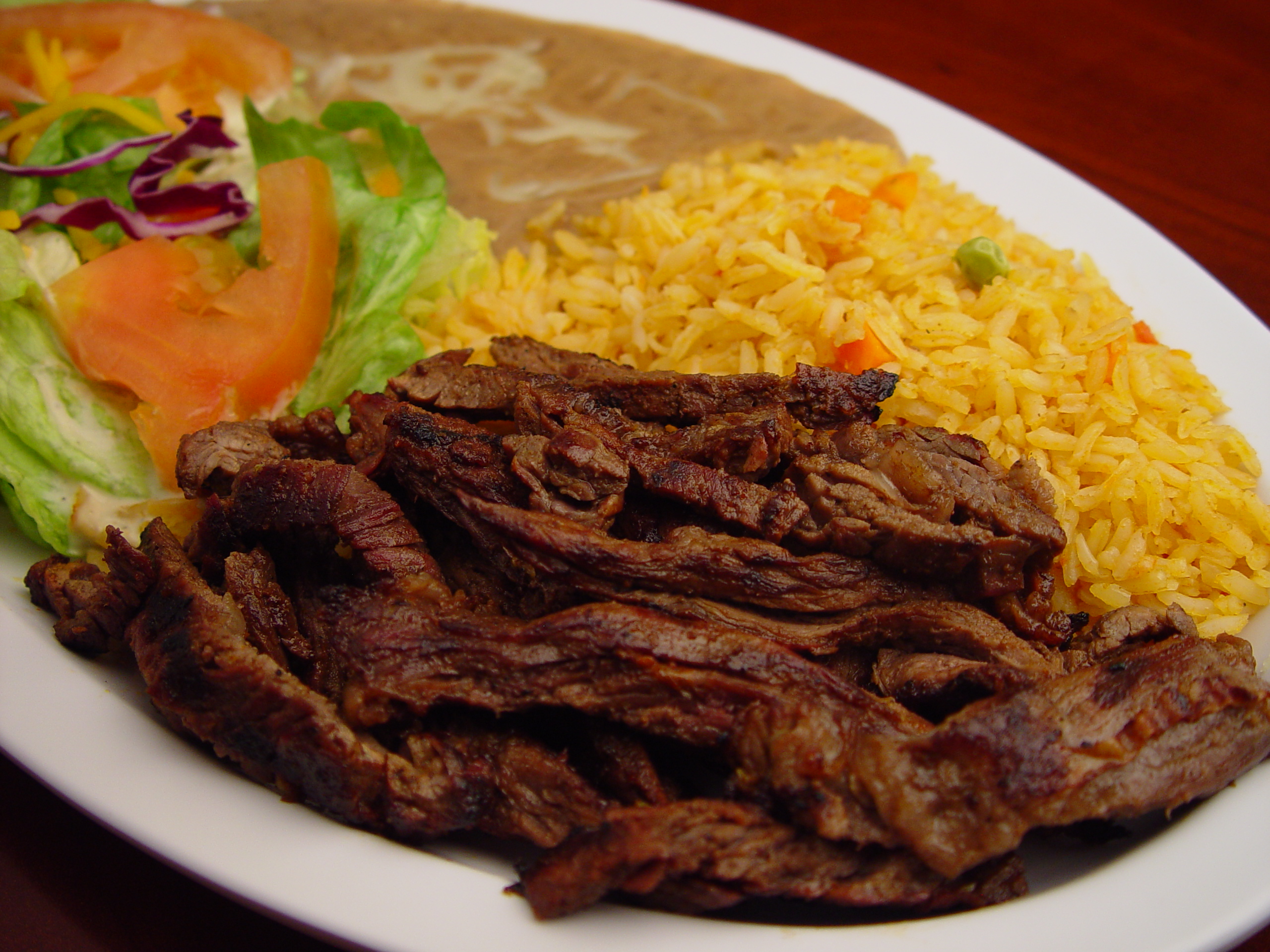 Order 40. Carne Asada food online from Rodeo Mexican Grill store, Los Angeles on bringmethat.com