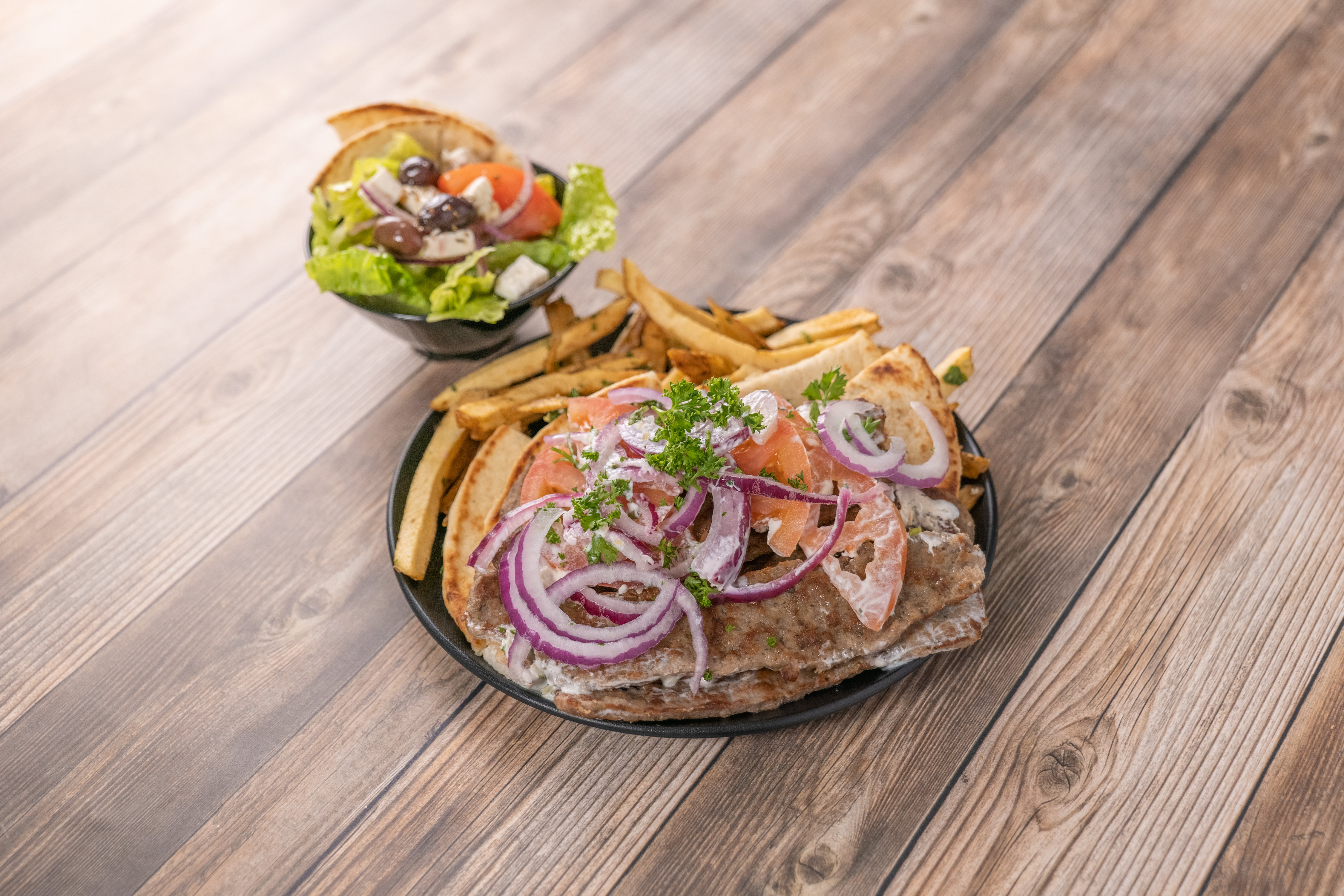 Order Gyro Plate food online from Agape Grill store, Sunnyvale on bringmethat.com