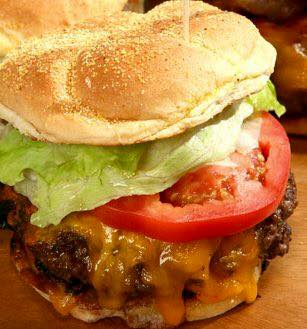 Order Old Fashioned Cheddar Burger food online from Rachetti Cafe & Pizzeria store, Flowery Branch on bringmethat.com