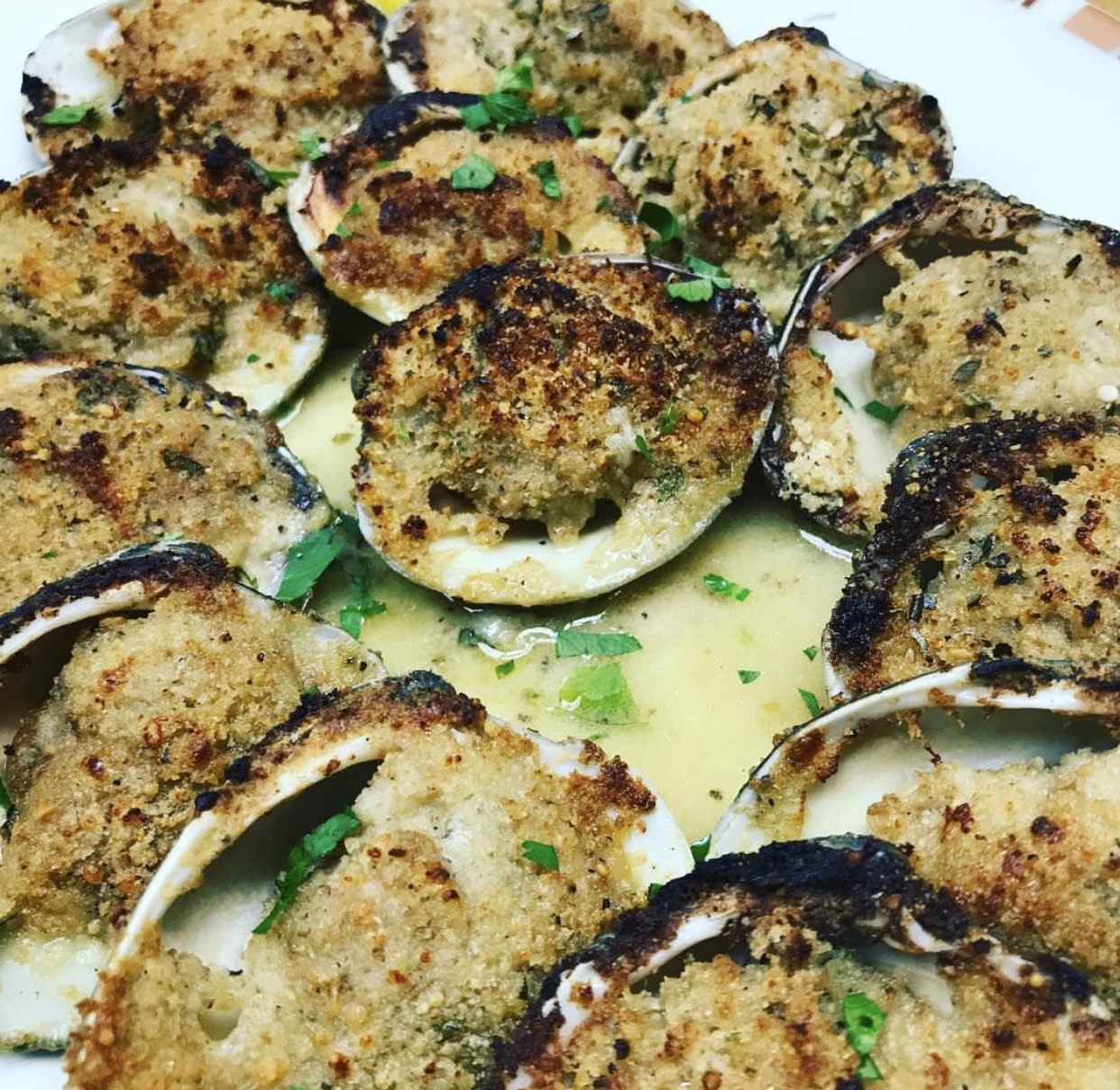 Order Baked Clams food online from Da Nonna Rosa store, Brooklyn on bringmethat.com