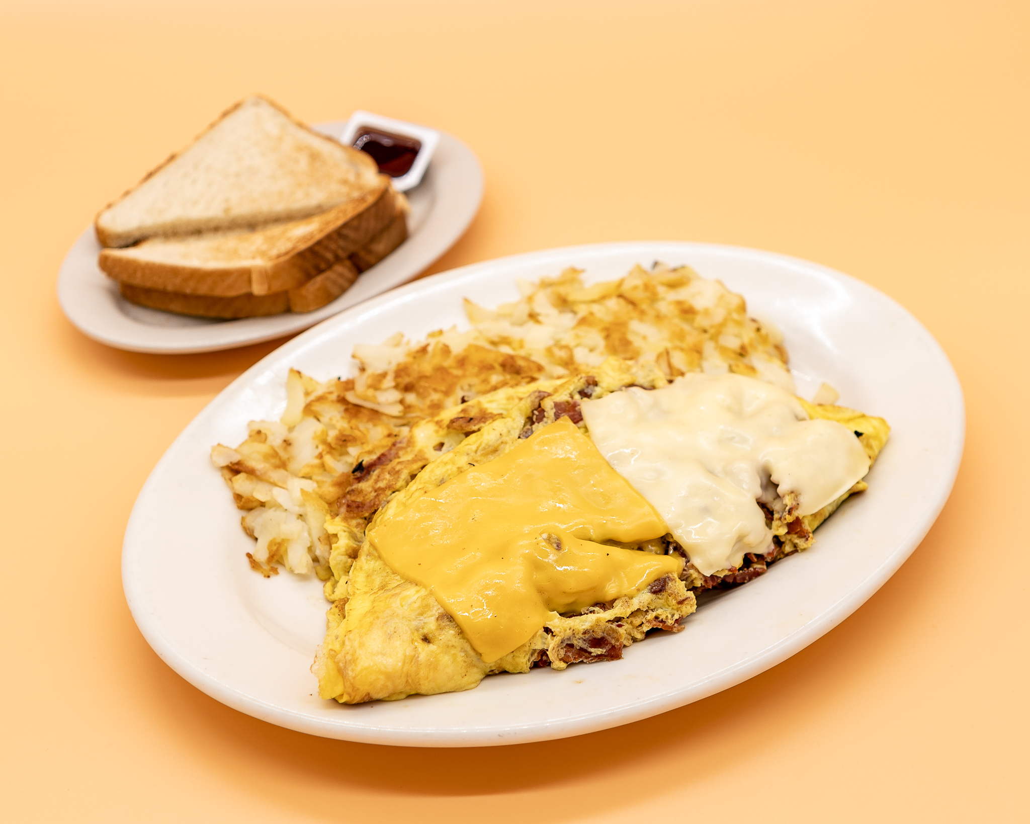 Order Pastrami Omelette food online from Gus Jr store, Los Angeles on bringmethat.com