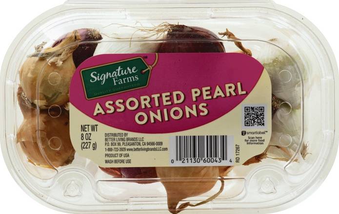 Order Signature Farms · Assorted Pearl Onions (8 oz) food online from Jewel-Osco store, Glenview on bringmethat.com