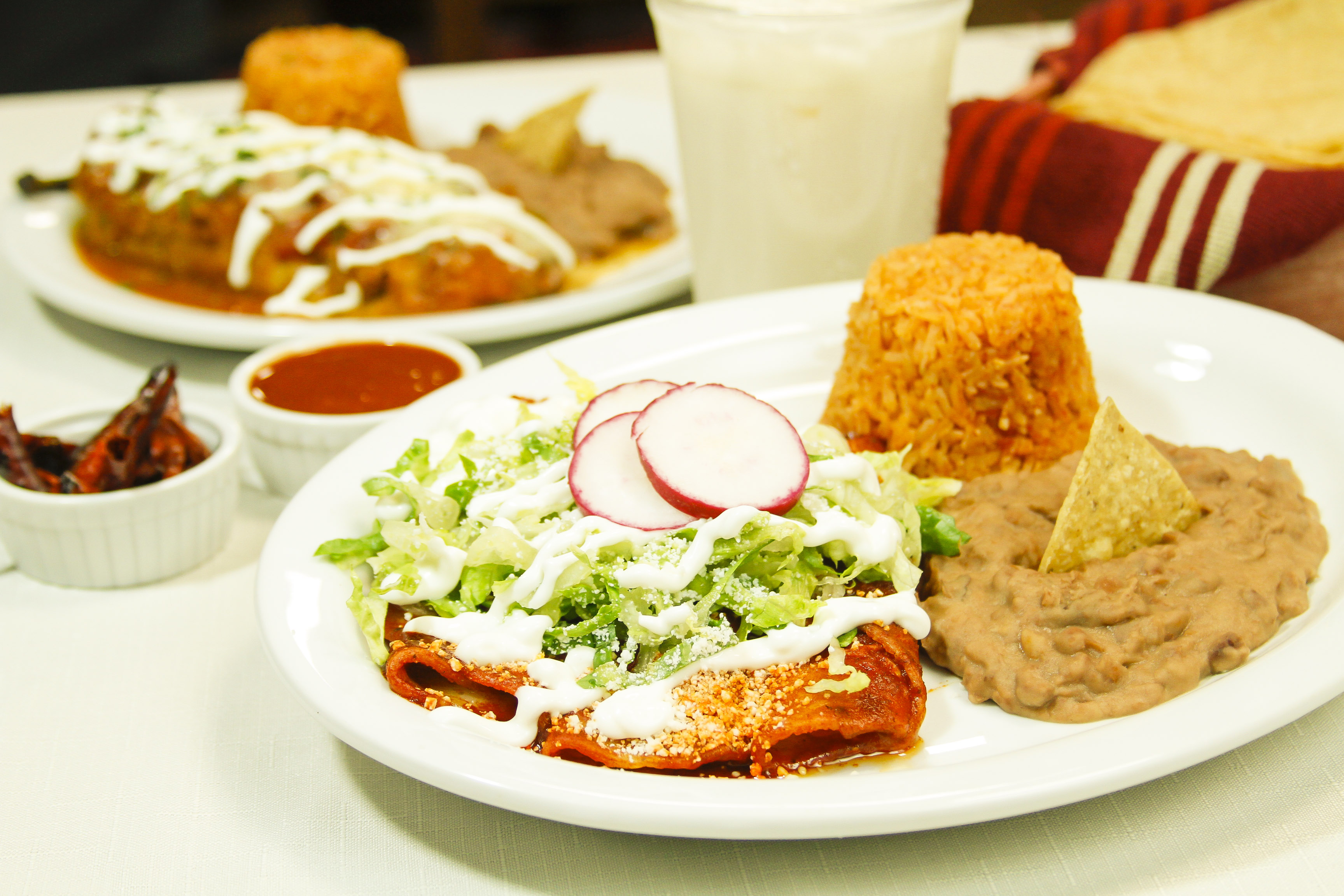 Order Enchiladas food online from Tomatito Mexican Food store, San Diego on bringmethat.com