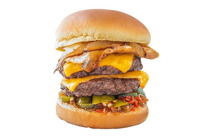 Order Fiery Burger food online from Elevation Burger store, Hyattsville on bringmethat.com