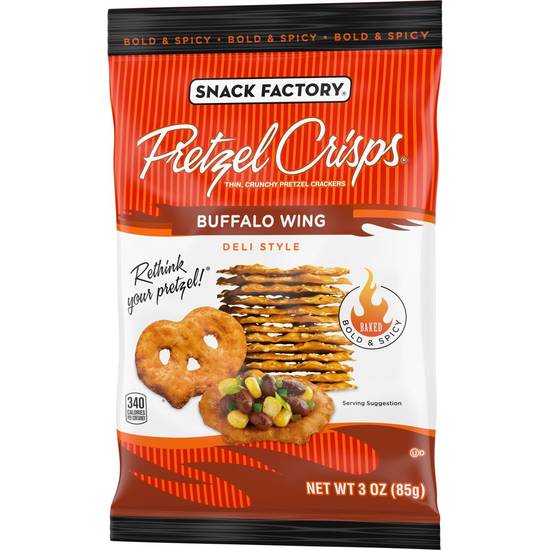 Order Snack Factory - Pretzel Crisps - Buffalo Wing food online from IV Deli Mart store, Goleta on bringmethat.com