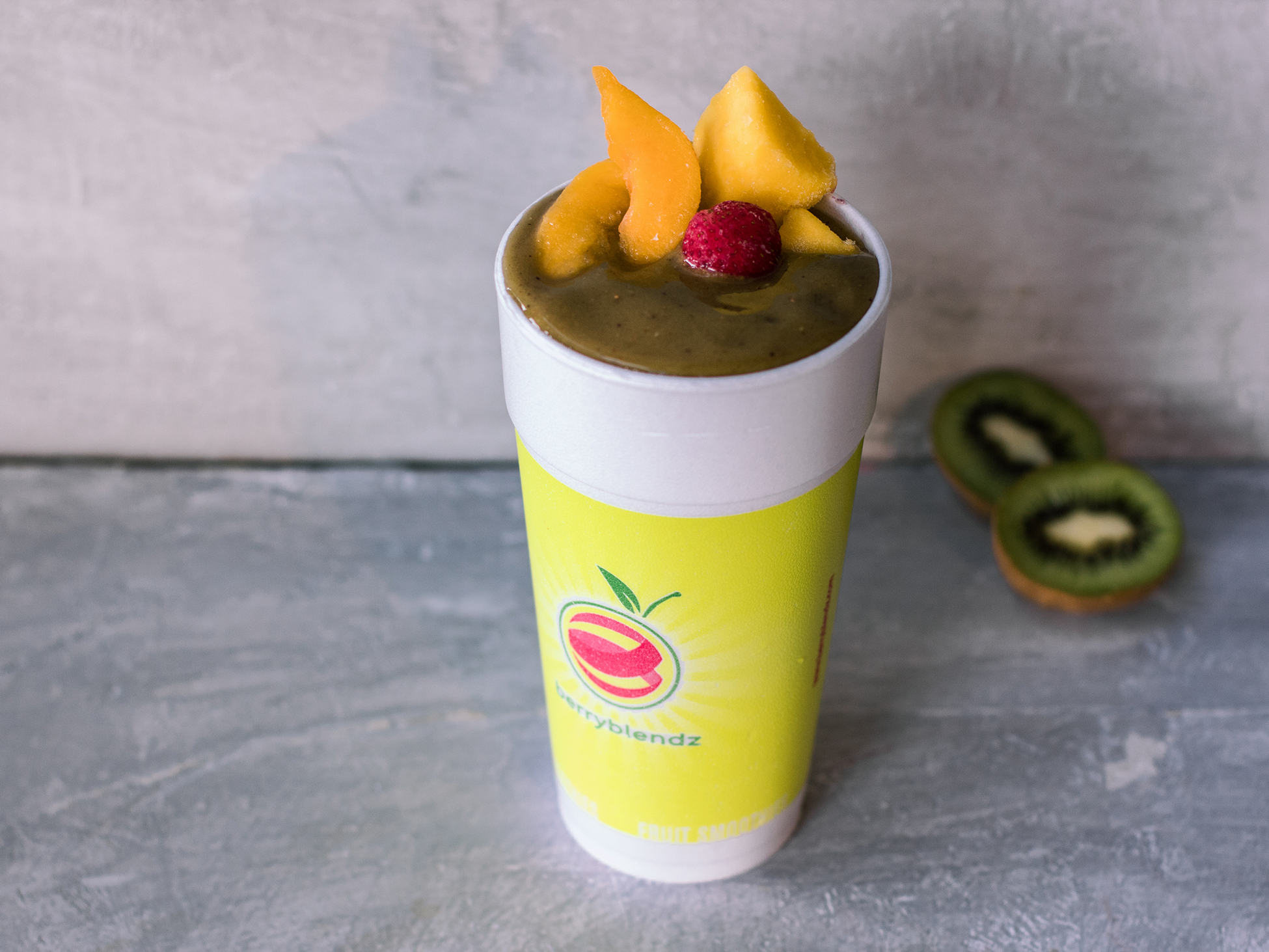 Order Just Peach Smoothie food online from Berry Blendz store, Fort Collins on bringmethat.com