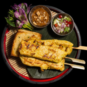 Order Grilled Chicken Satay food online from Thai 72 store, New York on bringmethat.com