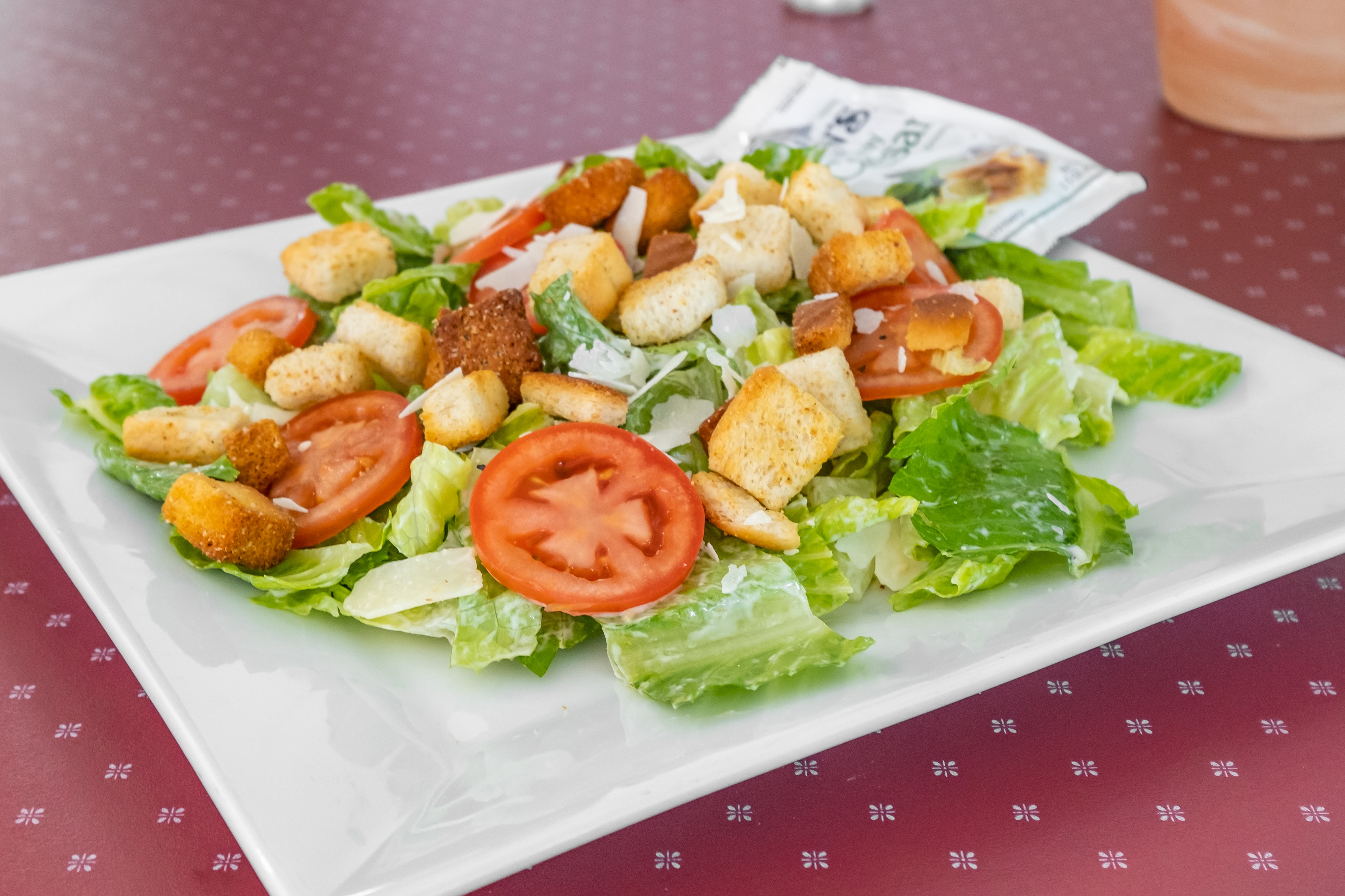 Order Caesar Salad - Salads food online from Tacos Los Primos store, Chambersburg on bringmethat.com