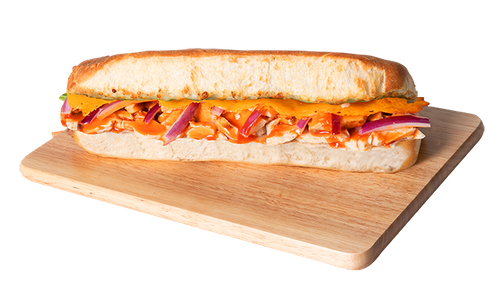 Order Buffalo Chicken Sandwich food online from Post Game Pizza store, Ozark on bringmethat.com