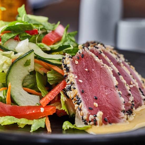 Order Ahi Salad food online from Ling &amp; Louie Asian Bar & Grill store, Meridian on bringmethat.com