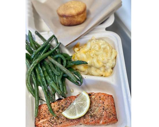 Order Grilled Sockeye Salmon  food online from Rudine’s Kitchen store, Tyrone on bringmethat.com