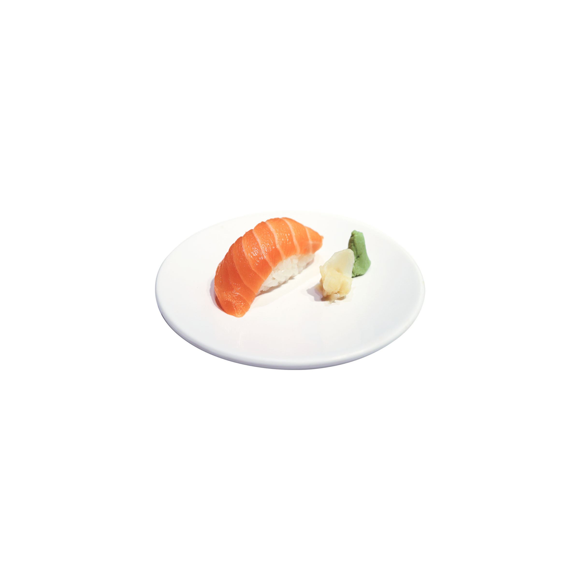 Order 1 Piece Salmon Sushi food online from Sushi Kudasai store, Bellevue on bringmethat.com