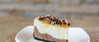 Order Caramel Turtle Cheesecake food online from Palio's Pizza store, Coppell on bringmethat.com
