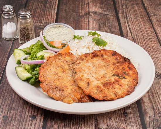 Order Beef Chapli Kababs food online from Masala Grill store, Louisville-Jefferson County on bringmethat.com