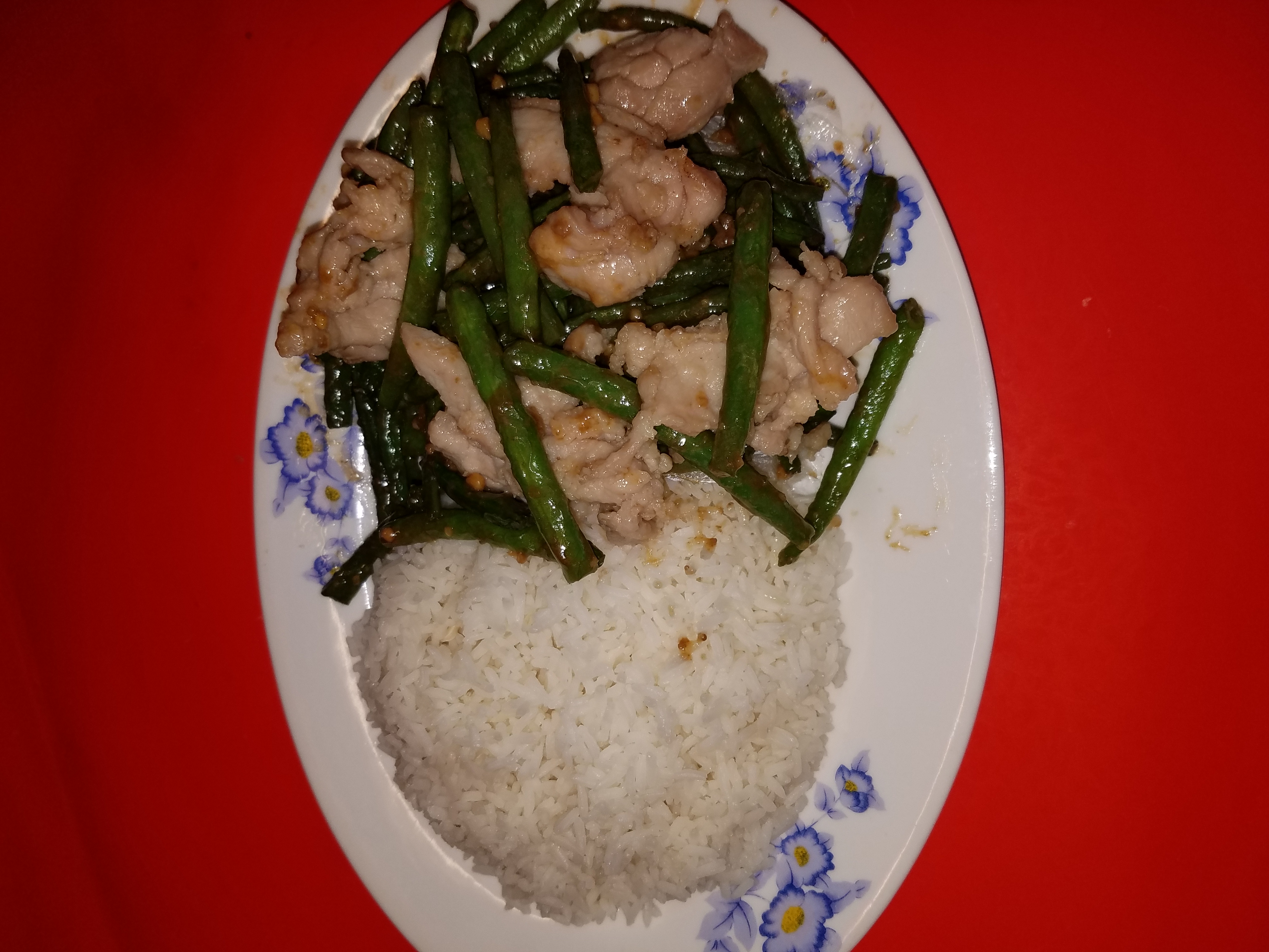 Order 5. String Beans Chicken Special food online from New Bamboo Kitchen store, Alameda on bringmethat.com