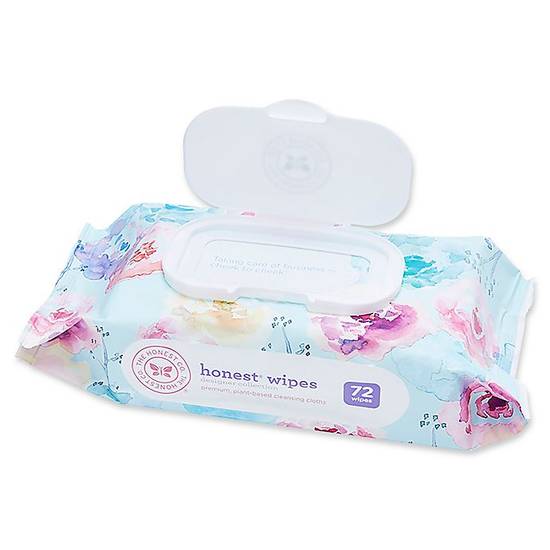 Order Honest® Floral 72-Count Plant-Based Baby Wipes food online from Buybuy Baby store, Franklin on bringmethat.com