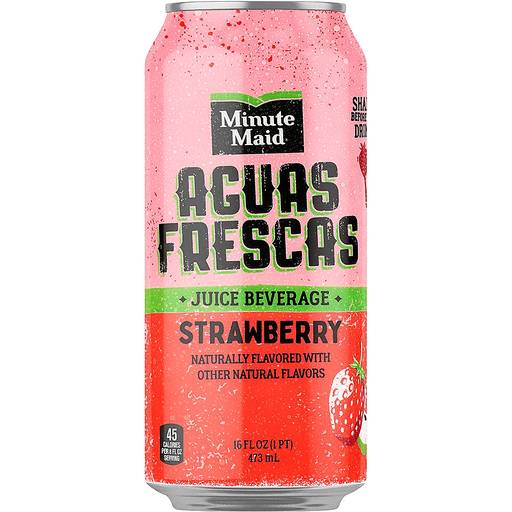 Order Minute Maid Aguas Frescas Strawberry  (16 OZ) 140782 food online from BevMo! store, Milpitas on bringmethat.com