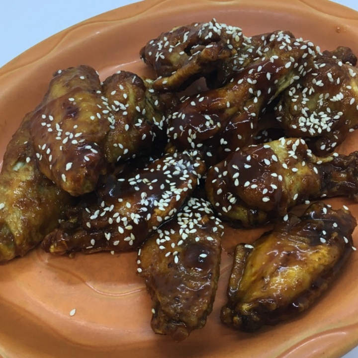 Order Asian Wings food online from Poco Mexican/American Restaurant, Bar & Comedy Cabaret store, Doylestown on bringmethat.com