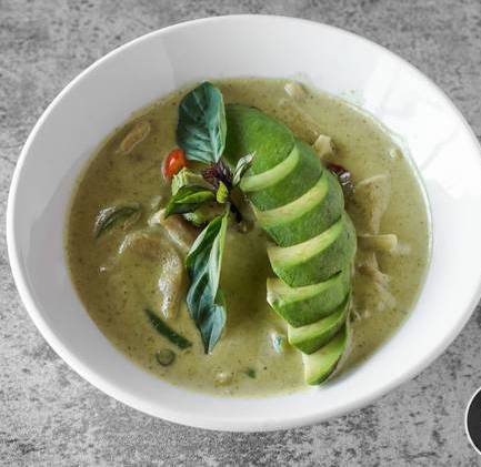 Order 50. AVOCADO CURRY food online from Mekong Lao Thai Cuisine store, San Diego on bringmethat.com