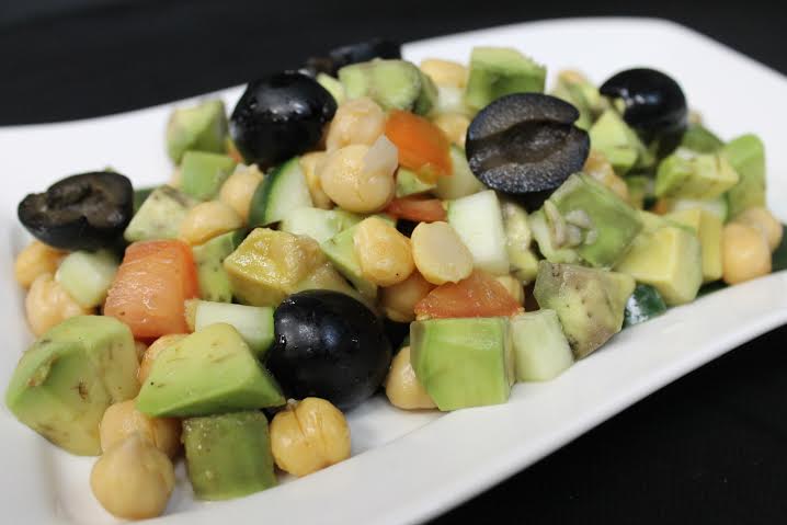Order Avocado and Garbanzo Salad food online from India Garden Restaurant store, Bel Air on bringmethat.com