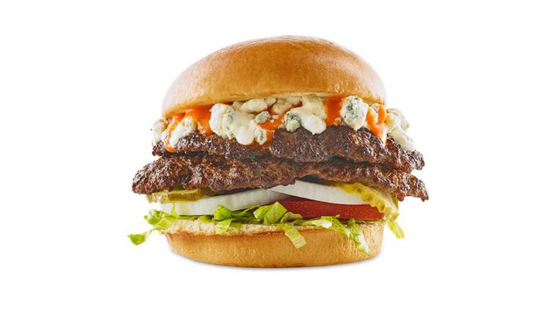 Order Buffalo Bleu Burger food online from Wild Burger store, Sandy on bringmethat.com