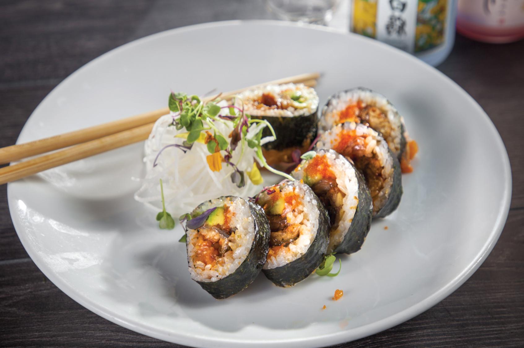 Order Monster Roll food online from California Rock'n Sushi store, Los Angeles on bringmethat.com