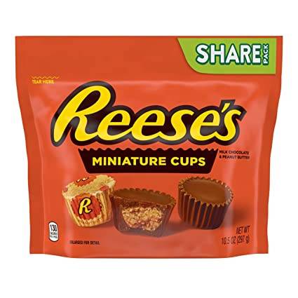 Order Reeses Peanut Butter Cup Miniatures food online from Exxon Food Mart store, Port Huron on bringmethat.com