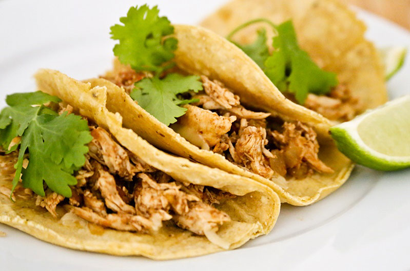 Order Pollo Tacos food online from Tortas El Chavo store, Irving on bringmethat.com