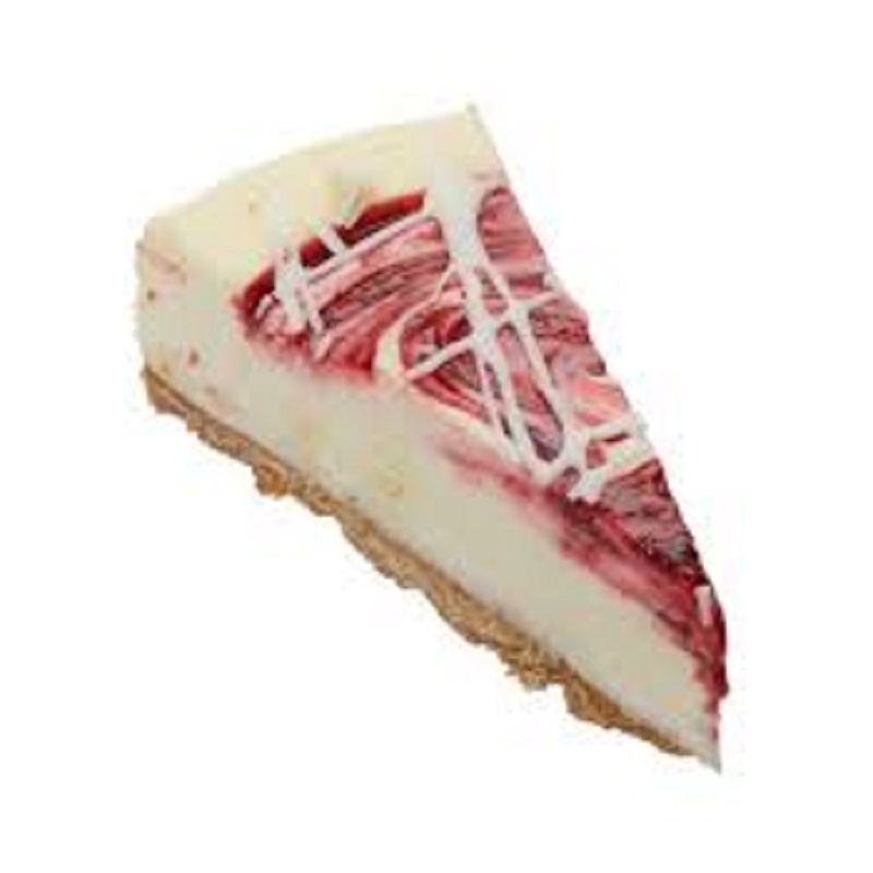 Order White Chocolate Raspberry Cheesecake food online from Broaster At New Omm Market store, Sacramento on bringmethat.com
