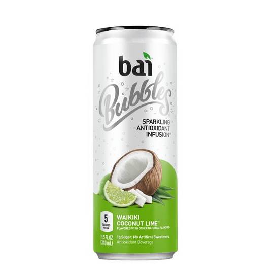 Order Bai Bubbles Sparkling Water Waikiki Coconut Lime food online from Deerings Market store, Traverse City on bringmethat.com